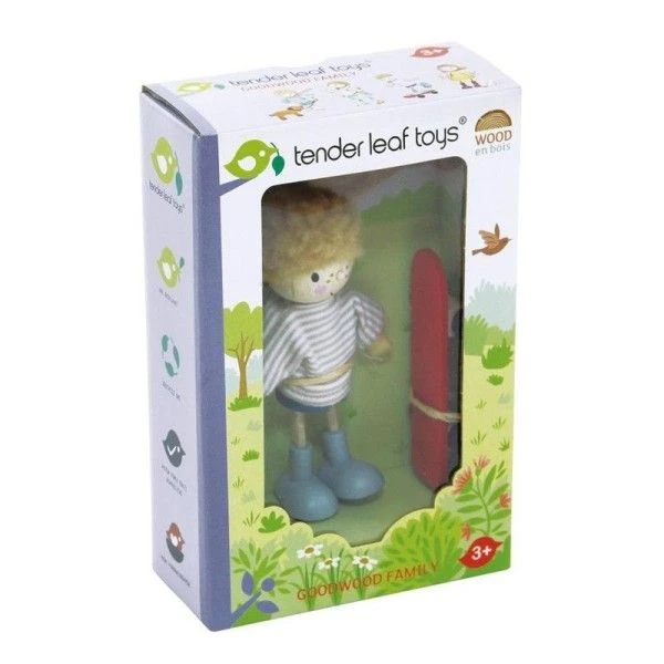 Figurine Maison De Poupées Edward Le Skateboarder Tender Leaf Toys® - Jouets En Bois 7 Figurine Maison De Poupées Edward Le Skateboarder Tender Leaf Toys® - Jouets En Bois – Image 5