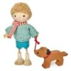 Figurine Maison De Poupées Mr Goodwood Et Son Chien Tender Leaf Toys® - Jouets En Bois -Bois Jouets Magasin figurine maison de poupees mr goodwood et son chien tender leaf toys jouets en bois