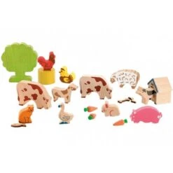 Figurines En Bois Les Animaux De La Ferme Jeujura® | Ref: 8270 - Jouets Ecologiques