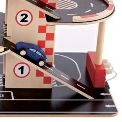 Garage Station Service écolo Petites Voitures Hape®- Jouets écologiques -Bois Jouets Magasin garage hape station service ecolo petites voitures jouets ecologiques 2