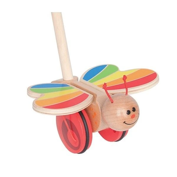 Jouet Hape Canne à Pousser Papillon - Jouets écolo 5 Jouet Hape Canne à Pousser Papillon - Jouets écolo – Image 3