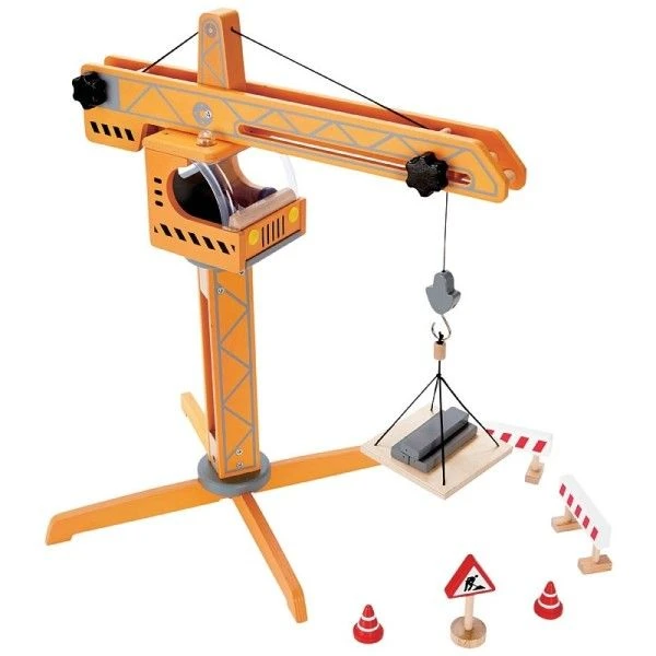 Grue De Chantier En Bois Hape® - Jouets Hape 4 Grue De Chantier En Bois Hape® - Jouets Hape – Image 2