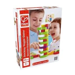 Jeu D'équilibre Tour De Légumes - Jouets Hape -Bois Jouets Magasin hape jeu d equilibre tour de legumes jouets hape 3
