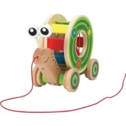 Bois Jouets Magasin -Bois Jouets Magasin hape jouet a tirer escargot de formes jouets hape 1
