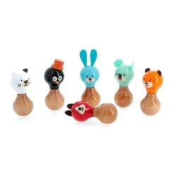 Hochet Bébé En Bois René Le Pingouin Vilac® - Jouets En Bois -Bois Jouets Magasin hochet bebe en bois rene le pingouin vilac jouets en bois 1
