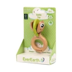 Hochet Bois EverEarth® Arbre Hibou Clap Clap - Jouets En Bois -Bois Jouets Magasin hochet bois everearth arbre hibou clap clap jouets en bois 3