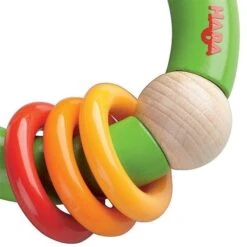 Hochet Bois HABA® Grenouille - Hochets Bébé -Bois Jouets Magasin hochet bois haba grenouille hochets bebe 2