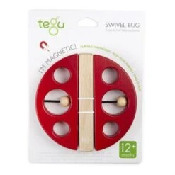 Hochet En Bois Magnétique Tegu® Coccinelle - Jouets En Bois -Bois Jouets Magasin hochet en bois magnetique tegu coccinelle jouets en bois 3