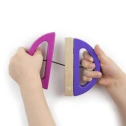 Hochet En Bois Magnétique Tegu® Papillon Violet & Rose - Jouets En Bois -Bois Jouets Magasin hochet en bois magnetique tegu papillon violet jouets en bois 1