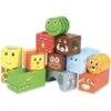 Hochets En Bois Sensoriel 11 Cubes Sonores Animaux D'Afrique Vilac®- Jouets En Bois