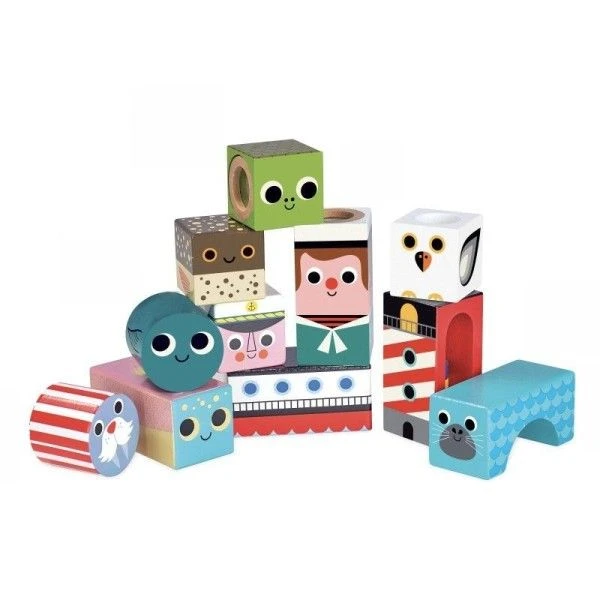 Hochets En Bois Sensoriel 11 Cubes Sonores De La Mer Ingela P.Arrhenius Vilac®- Jouets En Bois 4 Hochets En Bois Sensoriel 11 Cubes Sonores De La Mer Ingela P.Arrhenius Vilac®- Jouets En Bois – Image 2