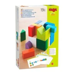 Jouets En Bois Jeu D'assemblage En 3D Cubes Mix Haba® - Jeu En Bois -Bois Jouets Magasin jeu d assemblage en 3d cubes mix haba jeu reflexion 3