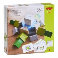 Jeu En Bois D'assemblage En 3D 36 Pièces Mosaïque Nordic Haba® - Jeu Haba -Bois Jouets Magasin jeu d assemblage en 3d mosaique nordic haba jeu reflexion 5