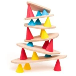 Jeu D'équilibre En Bois Piks Small Kit 24 Pièces Oppi® - Jouets Pédagogiques En Bois