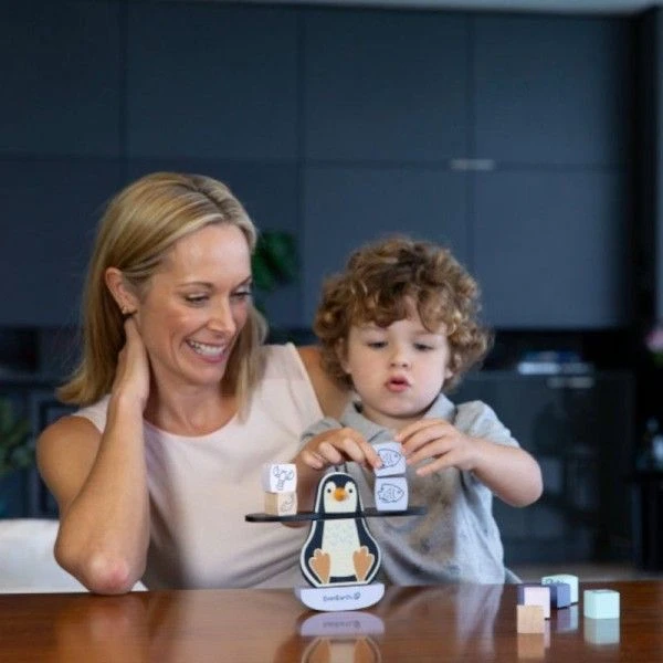 Jeu D'équilibre En Bois Pingouin Gourmand EverEarth® - Jouets Bois 4 Jeu D'équilibre En Bois Pingouin Gourmand EverEarth® - Jouets Bois – Image 2