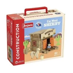 Jeu De Construction En Bois Far West Sherif Office 80 Pièces Jeujura® | Ref: 8066 - Jouet En Bois Jeujura -Bois Jouets Magasin jeu de construction en bois far west sherif office 80 pieces jeujura jouet en bois jeujura 2