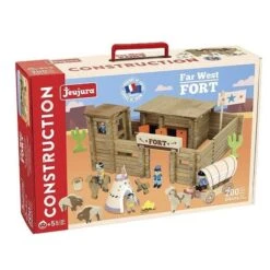 Jeu De Construction En Bois Jeujura® Far West Le Fort 200 Pièces | Ref: 88051 - Jouet En Bois Jeujura -Bois Jouets Magasin jeu de construction en bois jeujura far west le fort 200 pieces ref 88051 jouet en bois jeujura 3