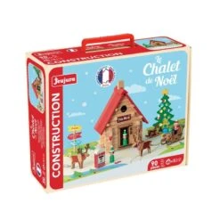 Jeu De Construction En Bois Le Chalet De Noël 90 Pièces Jeujura® | Ref: 8094 - Jouets Bois France -Bois Jouets Magasin jeu de construction en bois le chalet de noel 90 pieces jeujura ref 8094 jouets bois france 3