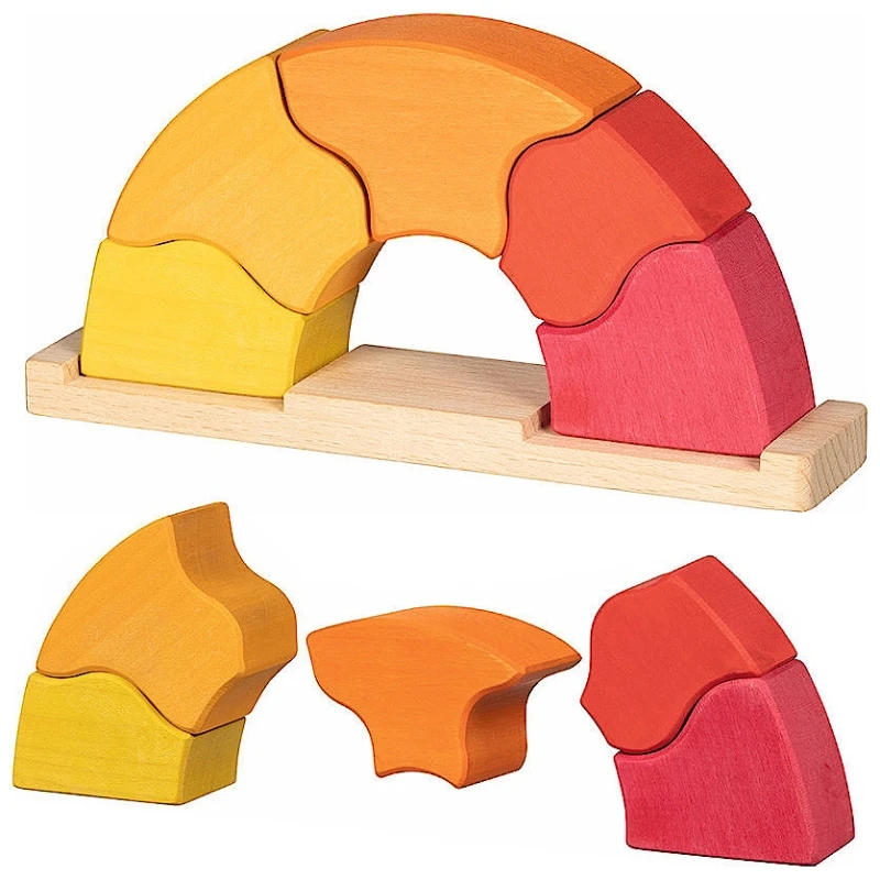 Jeu De Construction Montessori Arche 'Lever Du Soleil' Goki® Evolution - Jouets En Bois 4 Jeu De Construction Montessori Arche 'Lever Du Soleil' Goki® Evolution - Jouets En Bois – Image 2