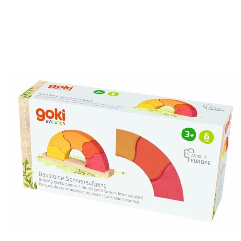 Jeu De Construction Montessori Arche 'Lever Du Soleil' Goki® Evolution - Jouets En Bois 6 Jeu De Construction Montessori Arche 'Lever Du Soleil' Goki® Evolution - Jouets En Bois – Image 4
