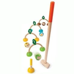 Jeu De Croquet En Bois Intérieur Extérieur Plantoys® - Jouet En Bois -Bois Jouets Magasin jeu de croquet en bois interieur exterieur plantoys jouet en bois 1