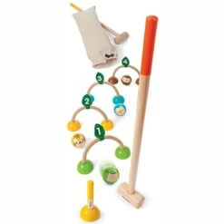Jeu De Croquet En Bois Intérieur Extérieur Plantoys® - Jouet En Bois -Bois Jouets Magasin jeu de croquet en bois interieur exterieur plantoys jouet en bois 2