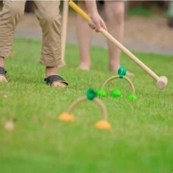 Jeu De Croquet En Bois Intérieur Extérieur Plantoys® - Jouet En Bois -Bois Jouets Magasin jeu de croquet en bois interieur exterieur plantoys jouet en bois 5