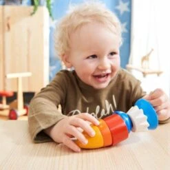 Jeu De Laçage En Bois Fusée HABA® - Jeu éveil Bébé -Bois Jouets Magasin jeu de lacage en bois fusee haba jeu eveil bebe 2