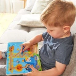 Jeu En Bois Labyrinthe Magnétique Sur Le Chantier HABA® - Circuit Billes -Bois Jouets Magasin jeu en bois labyrinthe magnetique sur le chantier haba circuit billes 3