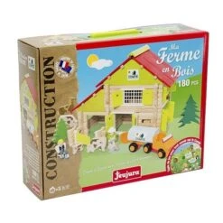 Jeujura Chalet à Comté Avec Camion Et Animaux 180pcs | Ref: 8054 - Jouets En Bois Jeujura -Bois Jouets Magasin jeujura chalet a comte avec camion et animaux 180pcs ref 8054 jouets en bois jeujura 3