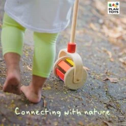 Jouet Canne à Pousser Bébé Plantoys Marche & Roule - Jouet En Bois -Bois Jouets Magasin jouet a canne pousser plantoys marche roule jouet en bois 2