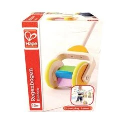 Jouet à Pousser Arc En Ciel - Jouets Bio Hape -Bois Jouets Magasin jouet a pousser arc en ciel jouets bio hape 3