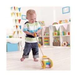 Jouet à Pousser Arc En Ciel - Jouets Bio Hape -Bois Jouets Magasin jouet a pousser arc en ciel jouets bio hape 4