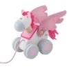 Jouet à Trainer Cheval Pegase Rose & Blanc Sevi 1831 - Jouets Bois
