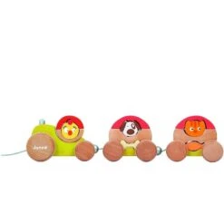 Bois Jouets Magasin -Bois Jouets Magasin jouet a trainer promeneur train de petits animaux zigolos janod jouet en bois 1