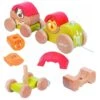 Jouet à Trainer Promeneur Train De Petits Animaux Zigolos Janod - Jouet En Bois -Bois Jouets Magasin jouet a trainer promeneur train de petits animaux zigolos janod jouet en bois