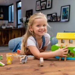 Jouet Boite à Formes En Bois Arche De Noé EverEarth® - Jouets Bois -Bois Jouets Magasin jouet boite a formes arche de noe everearth jouets bois 2