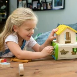 Jouet Boite à Formes En Bois Arche De Noé EverEarth® - Jouets Bois -Bois Jouets Magasin jouet boite a formes arche de noe everearth jouets bois 3