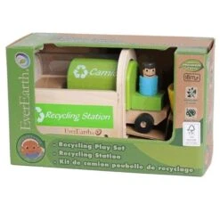 Jouet Camion & Station De Recyclage En Bois EverEarth® - Jouets Bois -Bois Jouets Magasin jouet camion station de recyclage everearth jouets bois 2