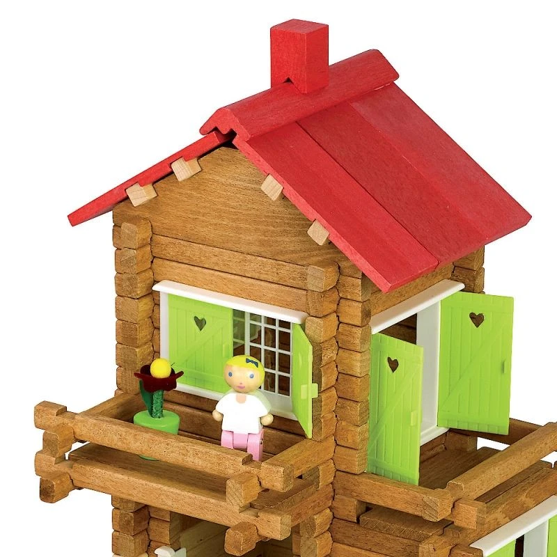 Jouet Chalet De Heidi (175pcs) Jeujura® | Ref: 8034 - Jouets En Bois écologiques 4 Jouet Chalet De Heidi (175pcs) Jeujura® | Ref: 8034 - Jouets En Bois écologiques – Image 2