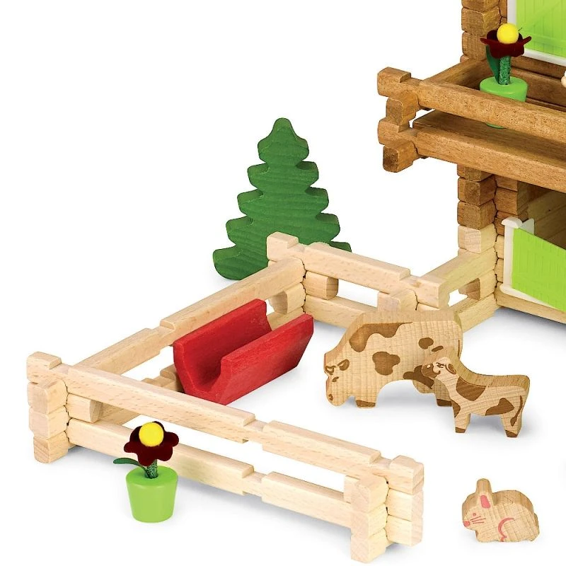 Jouet Chalet De Heidi (175pcs) Jeujura® | Ref: 8034 - Jouets En Bois écologiques 5 Jouet Chalet De Heidi (175pcs) Jeujura® | Ref: 8034 - Jouets En Bois écologiques – Image 3