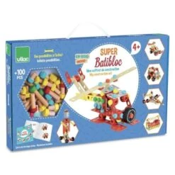 Jouet De Construction Super Batibloc 100 Pièces Vilac®- Jouets En Bois