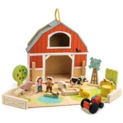 Jouet De La Ferme En Bois Grange Du Fermier Tender Leaf Toys® - Jouer Au Fermier