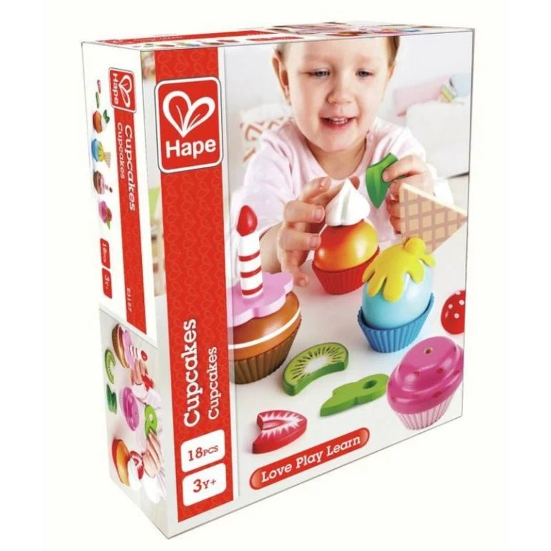 Jouet Dinette En Bois Cupcakes Hape® - Jouet Hape 4 Jouet Dinette En Bois Cupcakes Hape® - Jouet Hape – Image 2
