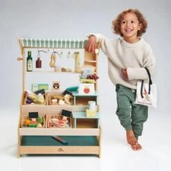 Jouet Dinette Marchande En BoisPanier Osier Charcuterie Tender Leaf Toys® - Jouets Bébé 3 Ans -Bois Jouets Magasin jouet dinette marchande en bois panier osier charcuterie tender leaf toys jouets bebe 3 ans 2