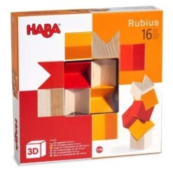 Jouet En Bois Assemblage 3D Rubius HABA®- Jouet En Bois