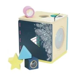 Jouet En Bois Boite à Formes D'éveil Sensoriel Vilac® Canopée- Jouets En Bois France -Bois Jouets Magasin jouet en bois boite a formes d eveil sensoriel vilac jouets en bois france 2
