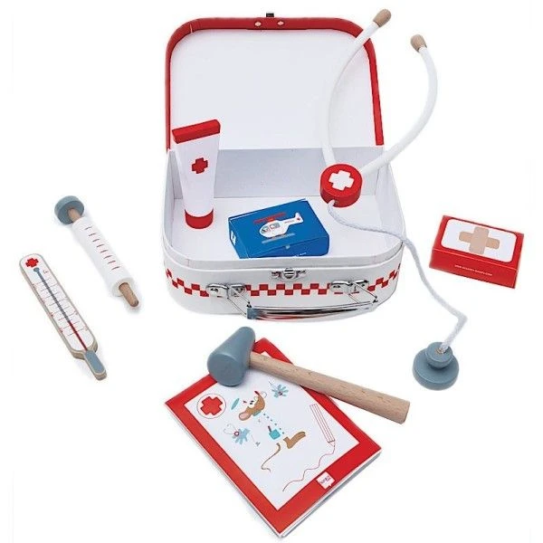 Jouet En Bois D'imitation 'Valisette Du Docteur' Scratch® - Jouet En Bois 4 Jouet En Bois D'imitation 'Valisette Du Docteur' Scratch® - Jouet En Bois – Image 2
