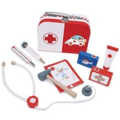 Jouet En Bois D'imitation 'Valisette Du Docteur' Scratch® - Jouet En Bois