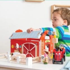 Jouet En Bois De Le Ferme 'Grange Rouge Le Toy Van®- Jouets En Bois -Bois Jouets Magasin jouet en bois de le ferme grange rouge le toy van jouets en bois 4